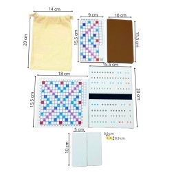 Mini Jeu de Scrabble Magnétique Duplicate