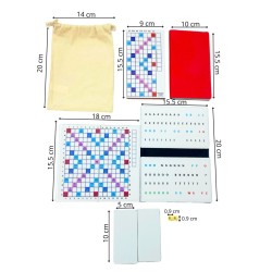 Mini Jeu de Scrabble Magnétique Duplicate