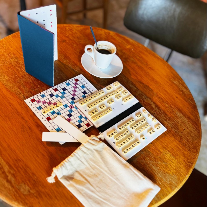 Mini Jeu de Scrabble Magnétique Duplicate