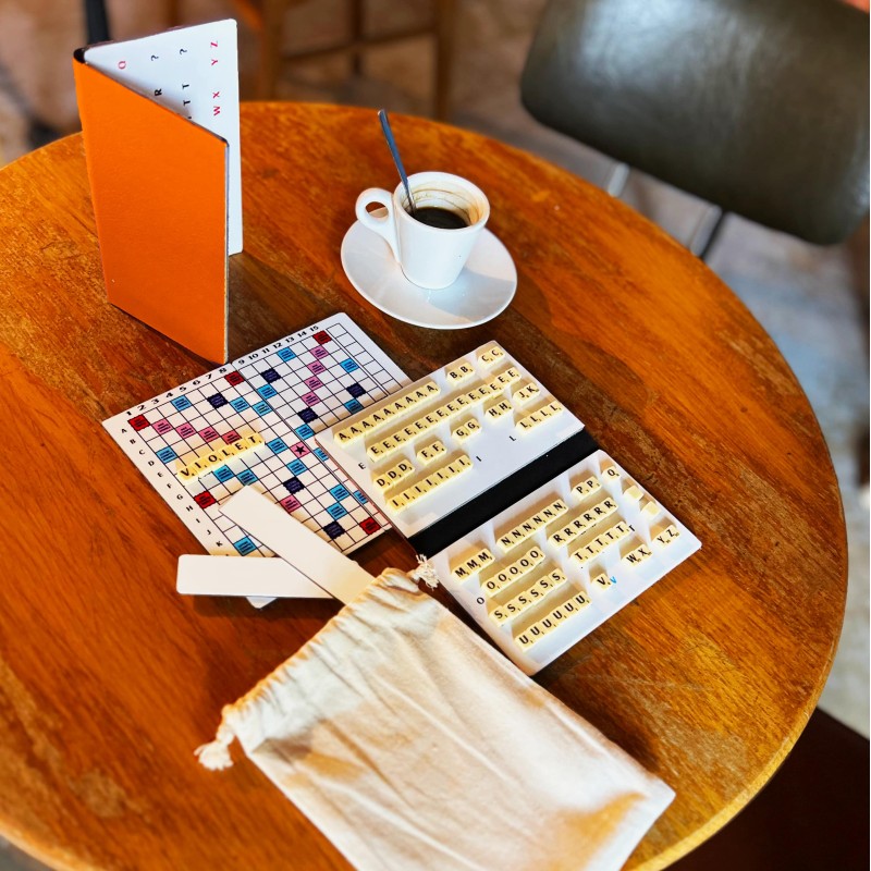 Mini Jeu de Scrabble Magnétique Duplicate
