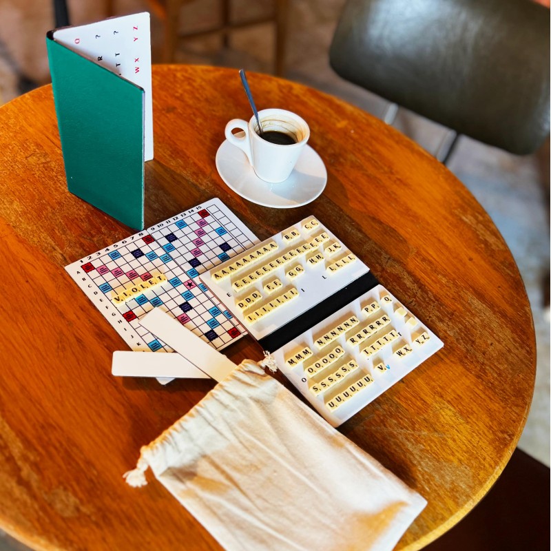 Mini Jeu de Scrabble Magnétique Duplicate