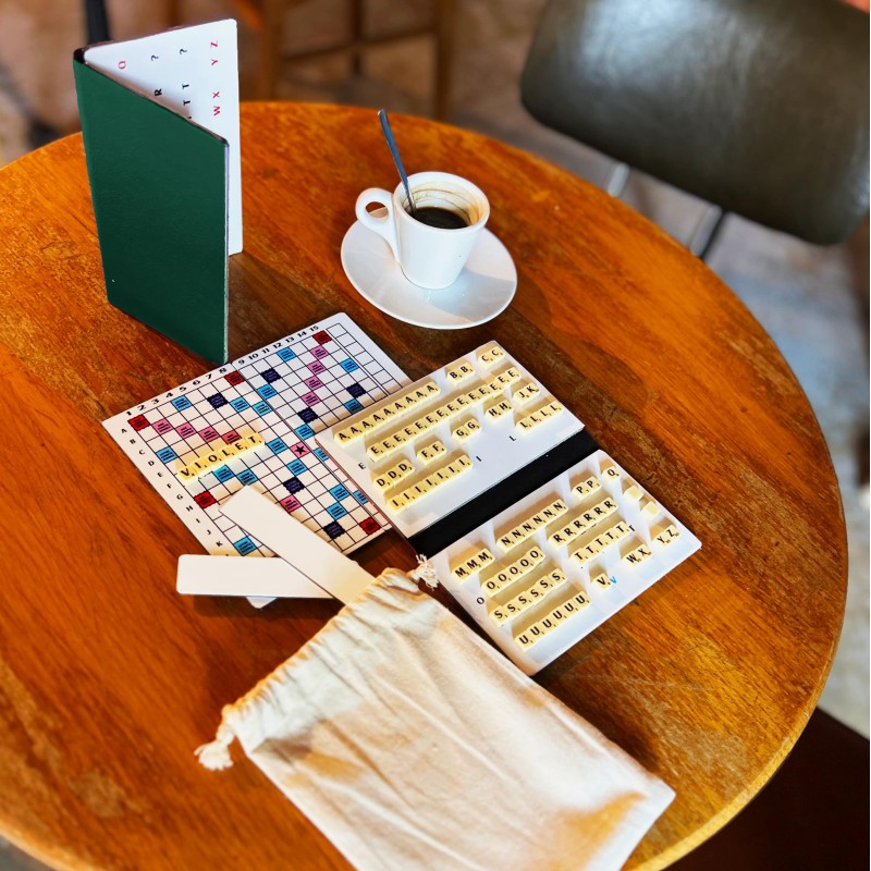 Mini Jeu de Scrabble Magnétique Duplicate