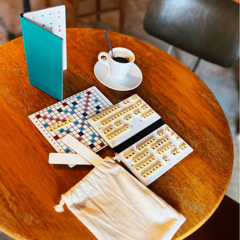 Mini Jeu de Scrabble Magnétique Duplicate