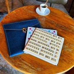 Jeu Magnétique à Trous façon maroquinerie