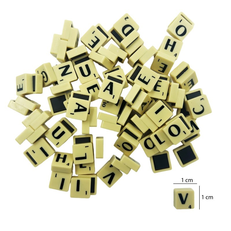 Lettres à l'unité 1x1 cm