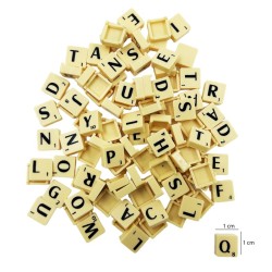 Lettres à l'unité 1x1 cm