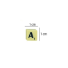 Lettres à l'unité 1x1 cm