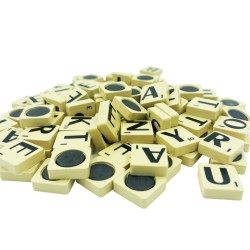 Lettres à l'unité 2x2 cm