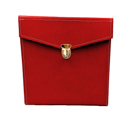 Housse façon maroquinerie