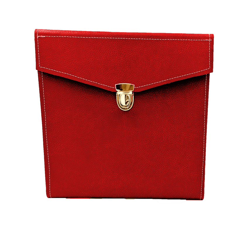 Housse façon maroquinerie