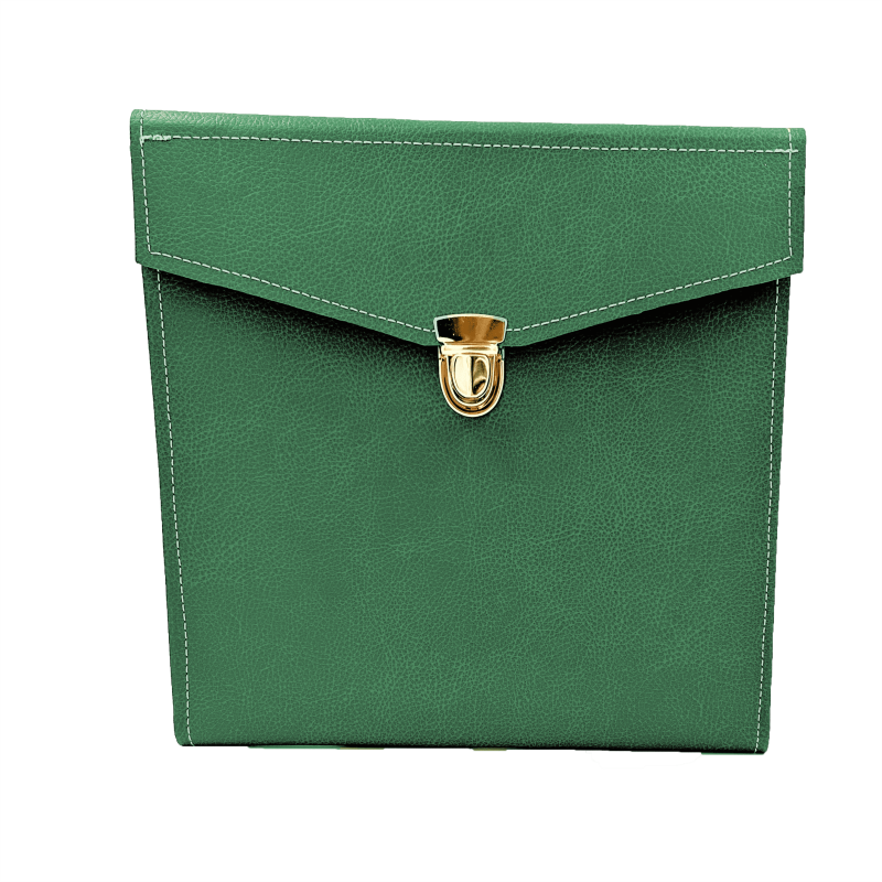 Housse façon maroquinerie