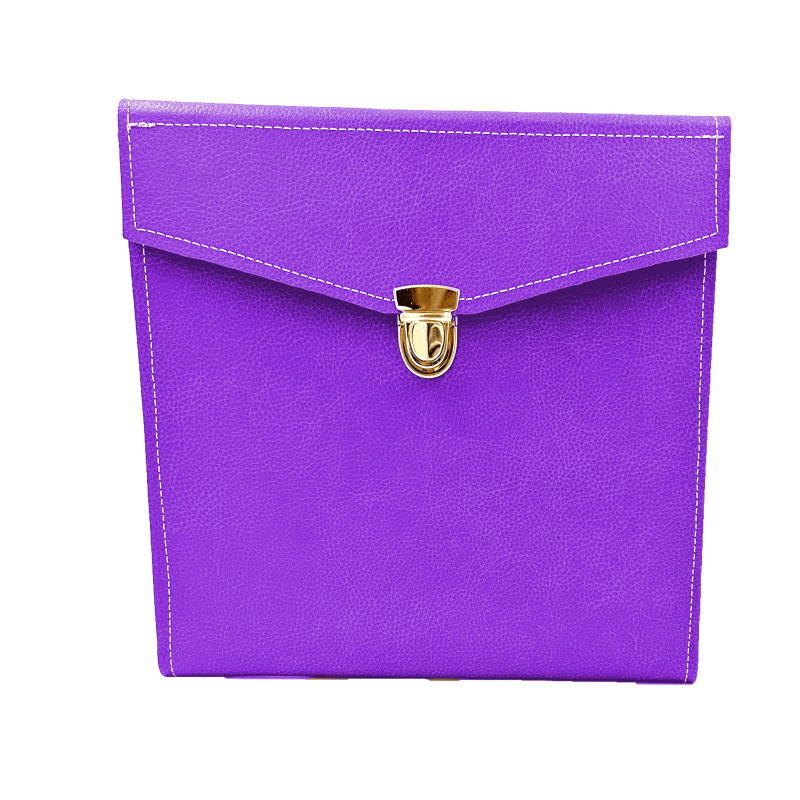 Housse façon maroquinerie