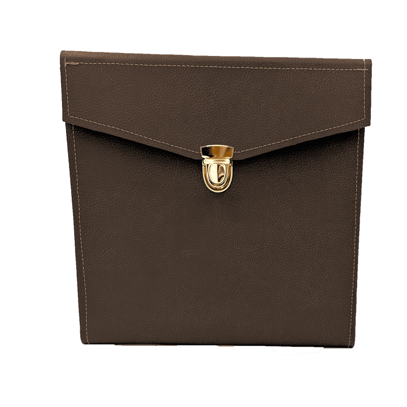 Housse façon maroquinerie