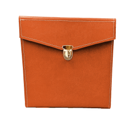 Housse façon maroquinerie