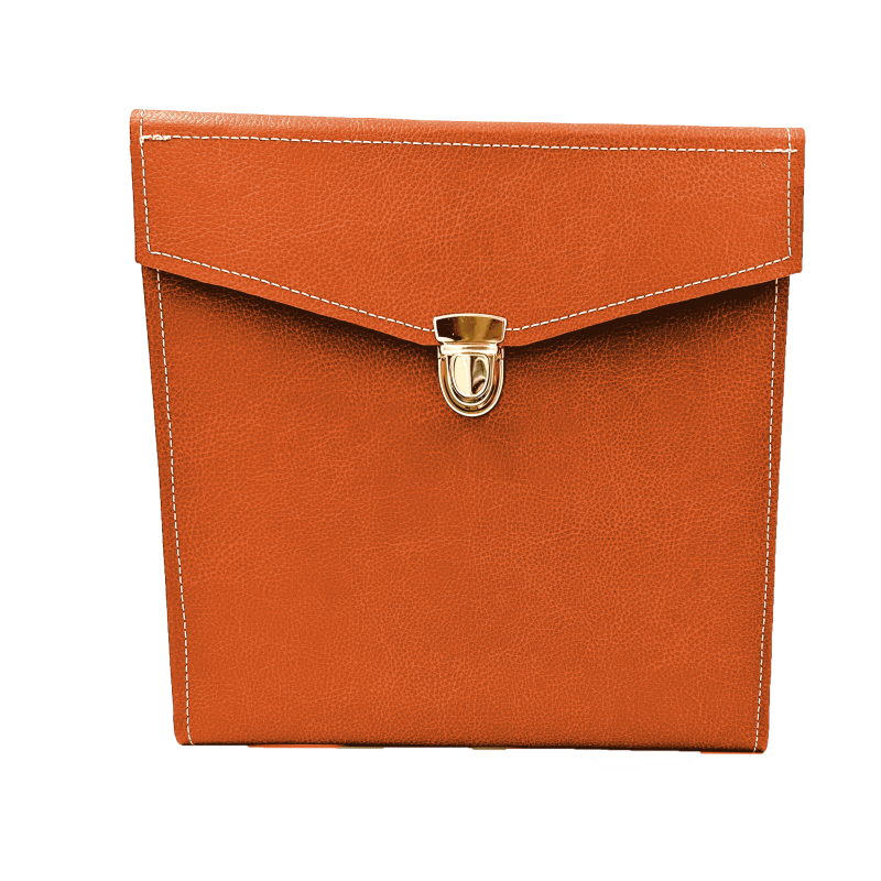 Housse façon maroquinerie