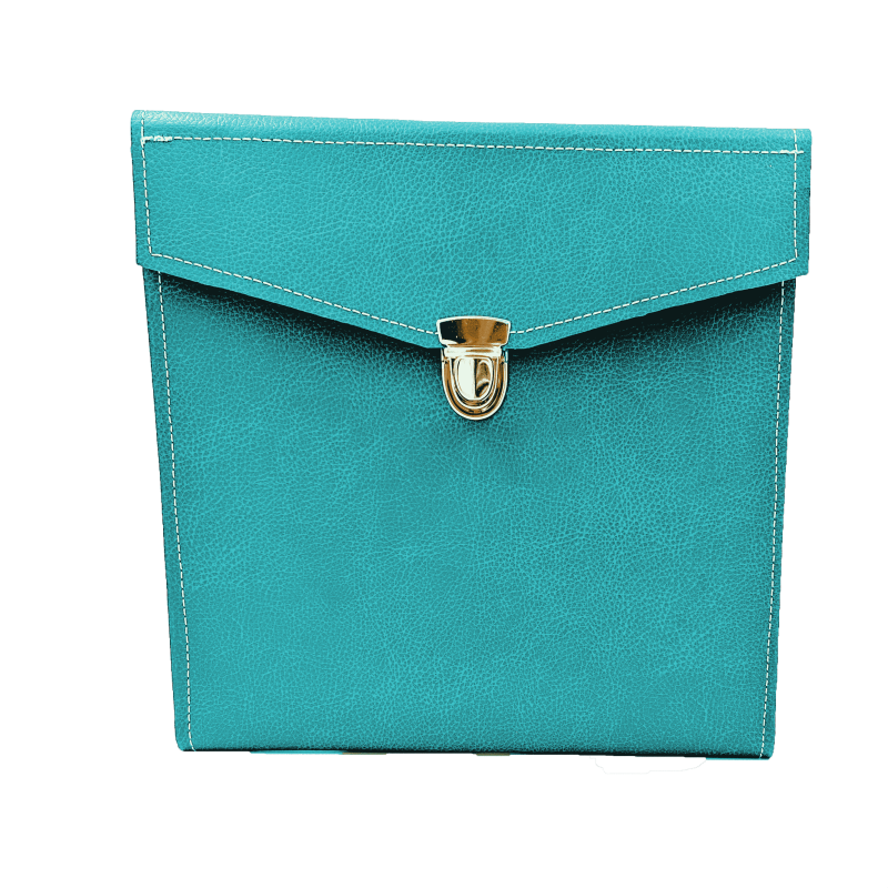 Housse façon maroquinerie