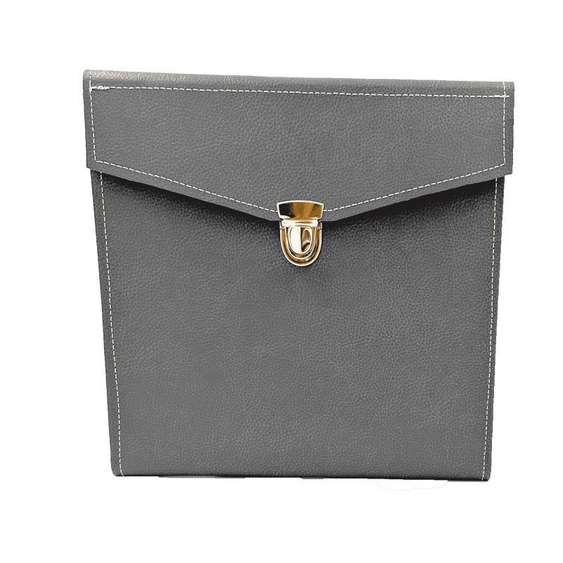 Housse façon maroquinerie