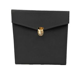 Housse façon maroquinerie