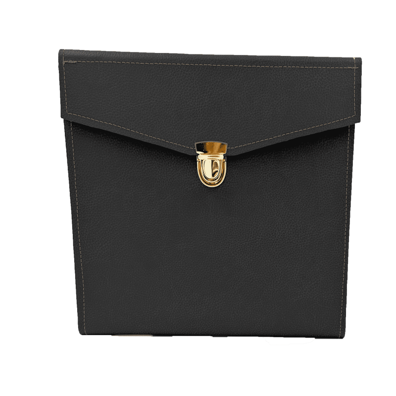 Housse façon maroquinerie