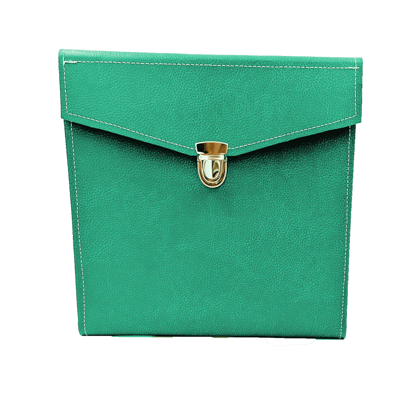 Housse façon maroquinerie