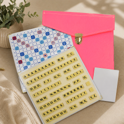 Jeu Magnétique à Trous façon maroquinerie