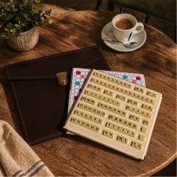 Jeu Magnétique à Trous façon maroquinerie