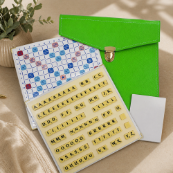 Jeu Magnétique à Trous façon maroquinerie