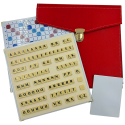 Jeu Magnétique à Trous façon maroquinerie