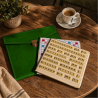Jeu Magnétique à Trous façon maroquinerie