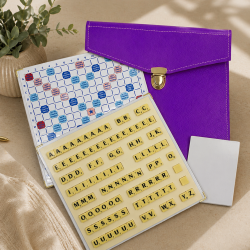 Jeu Magnétique à Trous façon maroquinerie