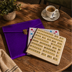 Jeu Magnétique à Trous façon maroquinerie