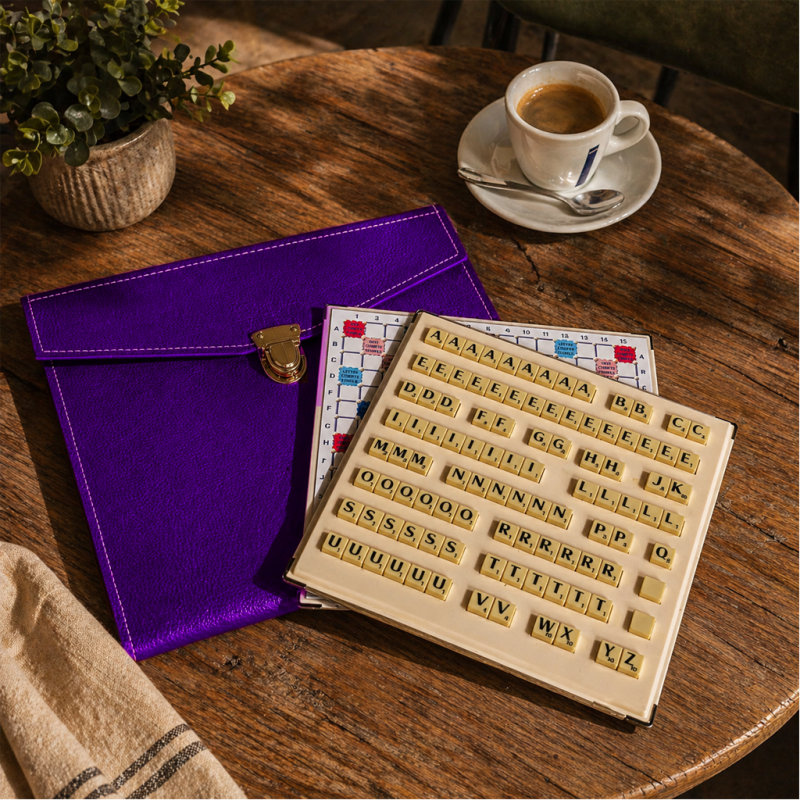 Jeu Magnétique à Trous façon maroquinerie