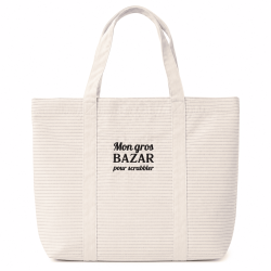 Sac "MON GROS BAZAR POUR SCRABBLER"