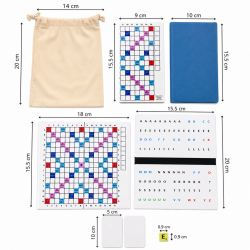Mini Jeu de Scrabble Magnétique Duplicate