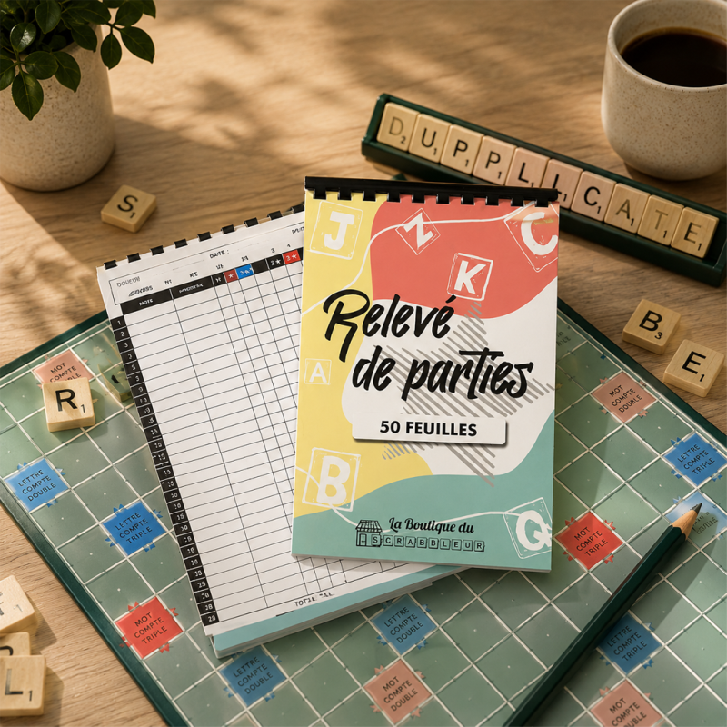 Relevé de parties (50 parties)