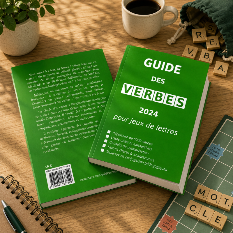Guide des verbes pour jeux de lettres - 2024