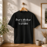 Tee shirt "Pour le meilleur et pour le Scrabble" - Mixte