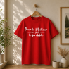 Tee shirt "Pour le meilleur et pour le Scrabble" - Mixte