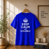 Tee shirt "Keep calm and Scrabble" - Mixte
