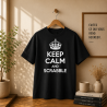 Tee shirt "Keep calm and Scrabble" - Mixte