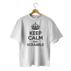 Tee shirt "Keep calm and Scrabble" - Mixte