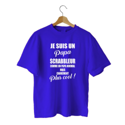 Tee shirt "Parents Scrabbleurs mais carrément plus cool"