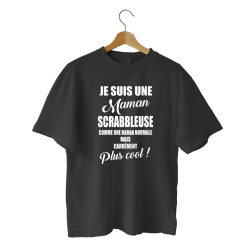 Tee shirt "Parents Scrabbleurs mais carrément plus cool"