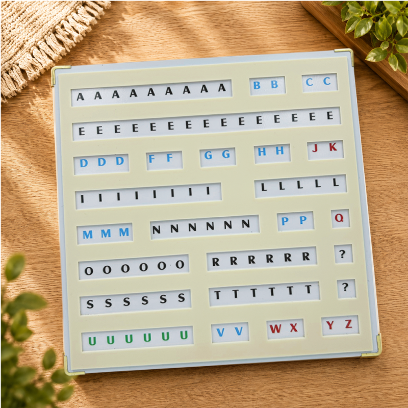 Range lettres magnétique à trous