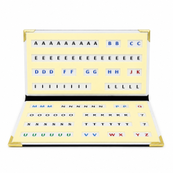 Range lettres pliable magnétique