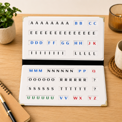 Range lettres déficient...