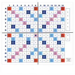 Tableau 180x180 cm 4 parties pliable
