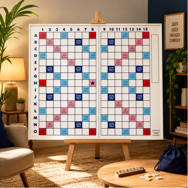 Tableau 120x140 cm Magnétique pliable