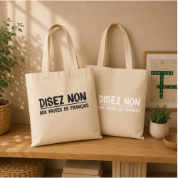 Sac shopping "Disez non aux...
