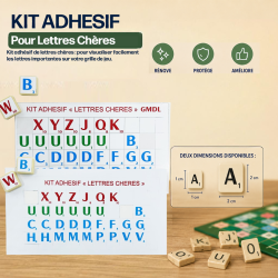 Kit adhesif - Lettres chères